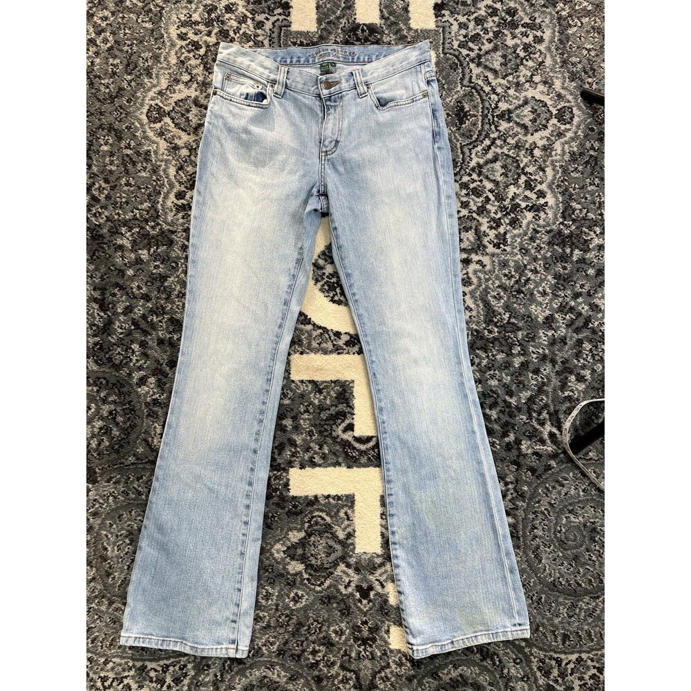 Lauren Jeans Company Womens Classic Boot Cut Zipper Fly Jeans Size 4